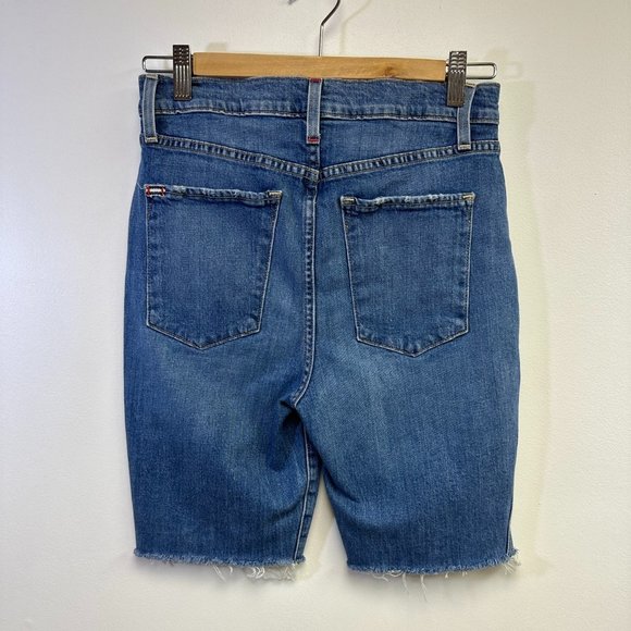 AO.LA Good Midrise Bermuda Jean Shorts, Size 28 - Picture 2 of 9